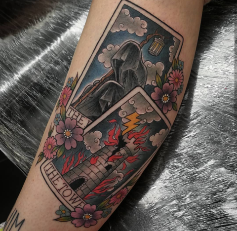 Cute and Spooky Tattoos from Georgiie Gibbs | Radiant Colours