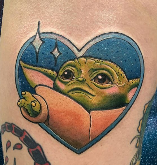 Cute Baby Yoda Tattoos - Buy Green Tattoo Ink Online