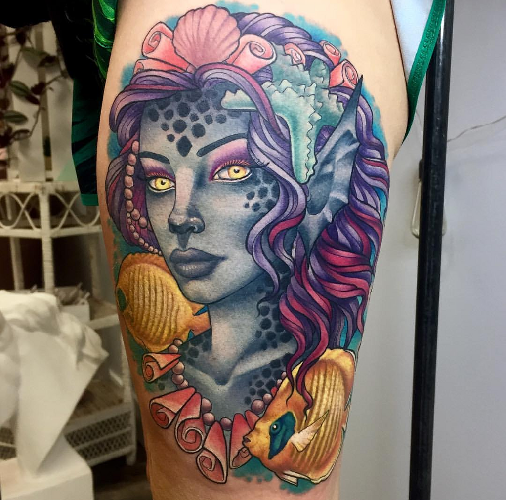 Mesmerising Mermaid Tattoos | Best tattoo ink online