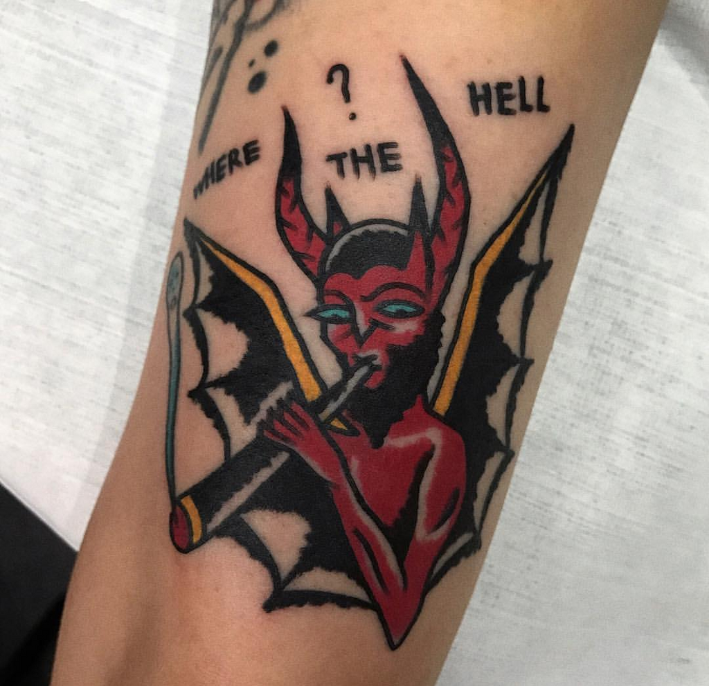 Devil Tattoos | Radiant Ink Blood Red