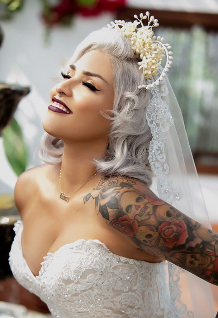 Beautiful tattooed brides | Limited Edition Victor Portugal Tattoo Machines