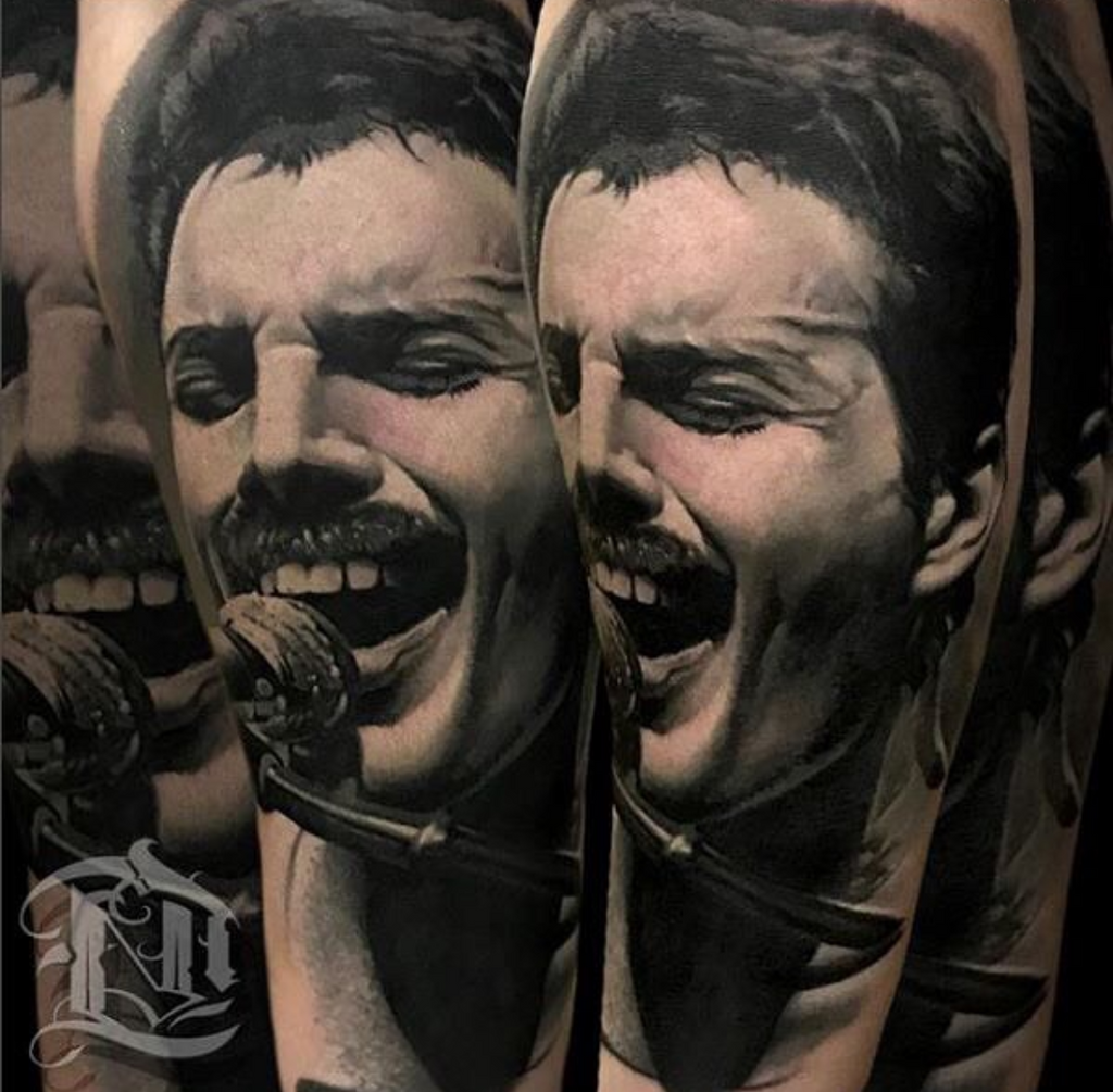 Fantastic Freddie Mercury Tattoos | buy cohesive tattoo bandage online