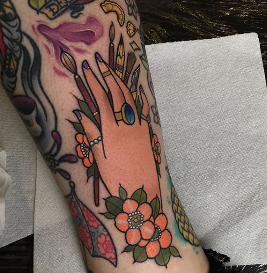 Tattoos of Hands by Hanah Elizabeth | Buy Intenze Ink online