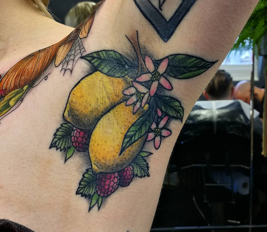 Lovely Lemon Tattoos | Radiant Ink Lemon Yellow