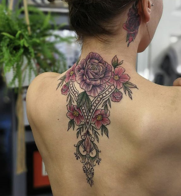 Fantastic Floral Tattoos from Georgiie Gibbs | Pastel range from Radiant Tattoo Ink