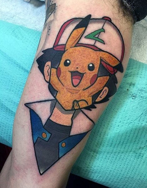 10 Pokémon Tattoos we are in Love with! | Tattoo Ink Colour Sets Supplier