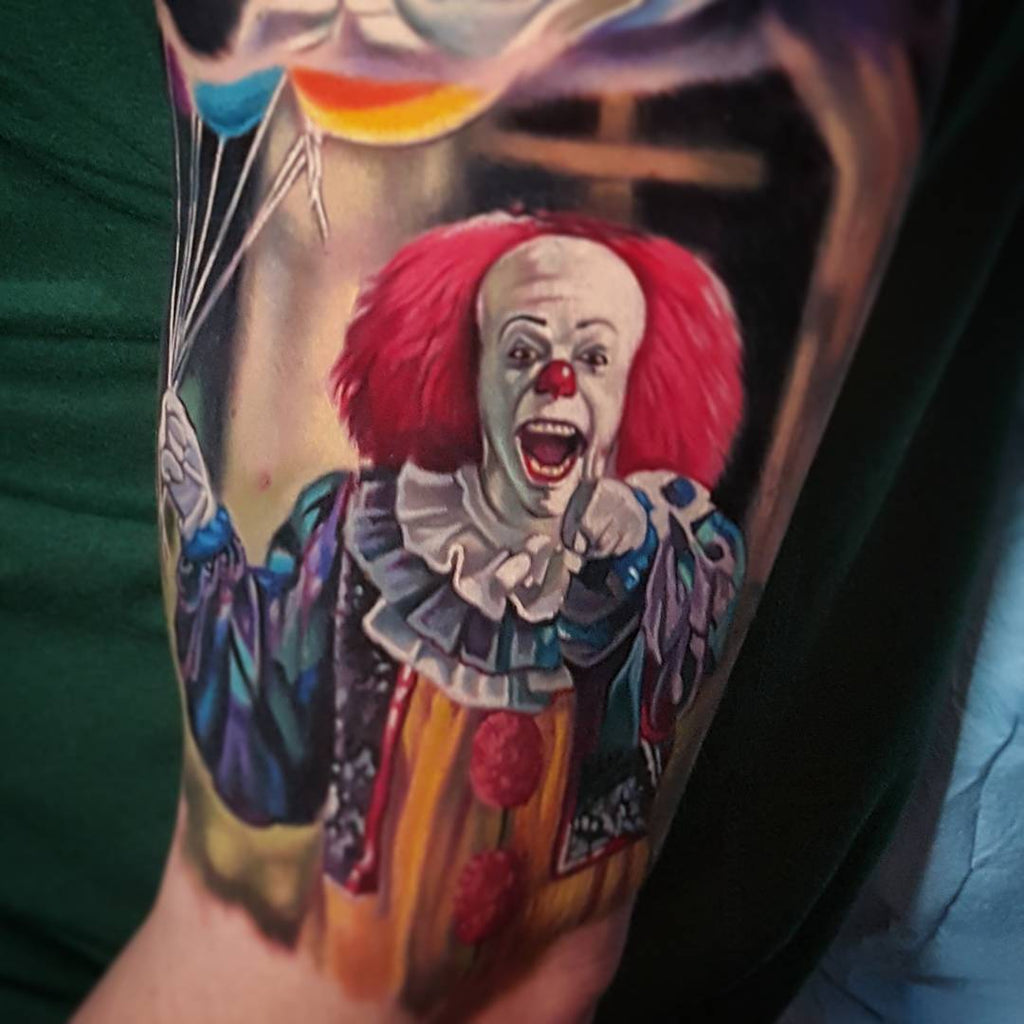 10 Horrifying Pennywise Tattoos! | Wholesale Tattoo Ink Colour Sets