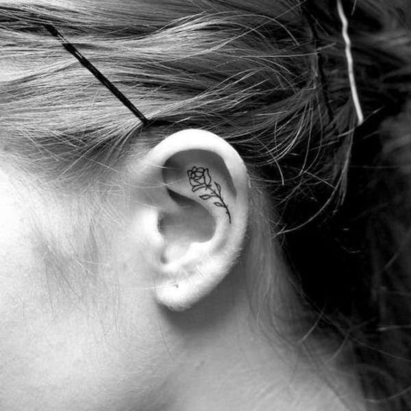 Intricate Ear Tattoos - Sorry Mom Tattoo Aftercare Balm