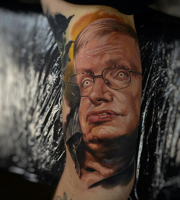 Sensational Stephen Hawking Tattoos | Buy Dynamic Tattoo Ink online