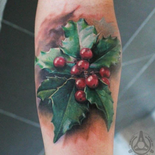 Christmas themed tattoos! | Tattoo Ink Set