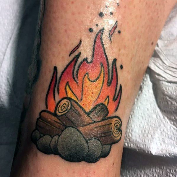 Brilliant Bonfire Tattoos | Buy Tattoo Face Masks online