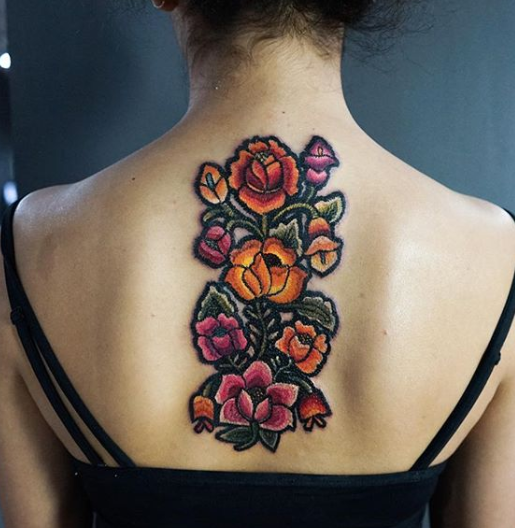 Embroidery Tattoos | Radiant Super White