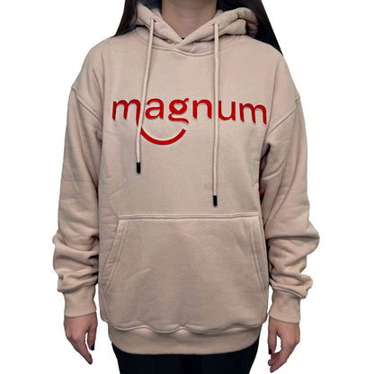 Magnum Logo Hoodie - Soft Ivory (Sizes S-2XL)