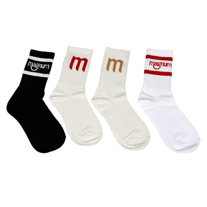 Magnum Logo Crew Socks (Sizes 3-12)