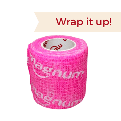 Magnum Cohesive Grip Wrap – Pink