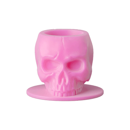 Pink Skull Silicone Ink Cups – Pack of 200