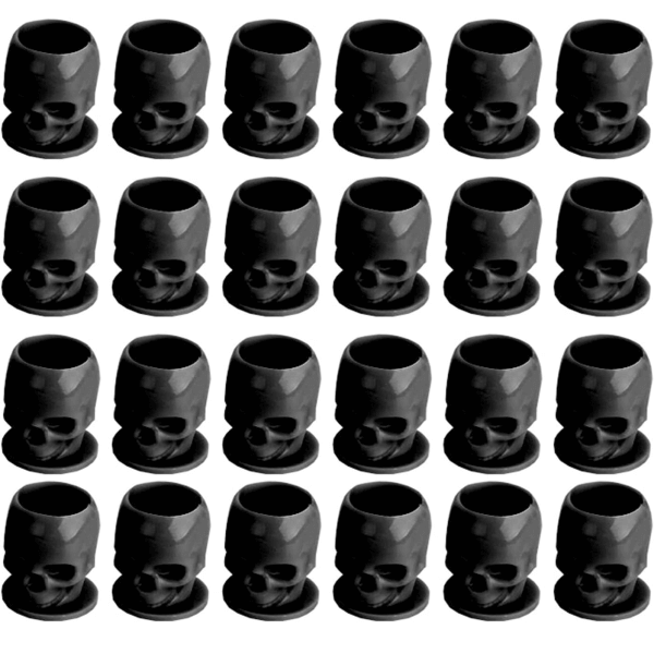 Bag of 200 Plastic Skull Ink Cups