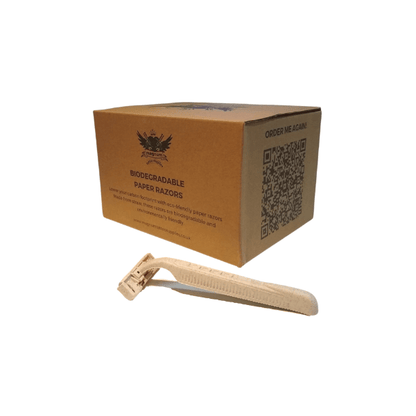 Biodegradable Paper Razors (50) - Essential kit