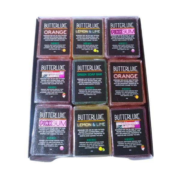 Butterluxe - Tattoo Soap - Pick N Mix Box (27 x 35g)