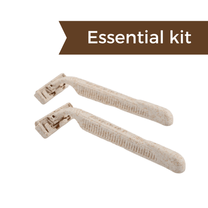 Biodegradable Paper Razors (50) - Essential kit