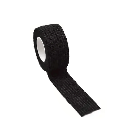 Inksafe Black Cohesive Grip Wrap (2.5cm x 4.5m)