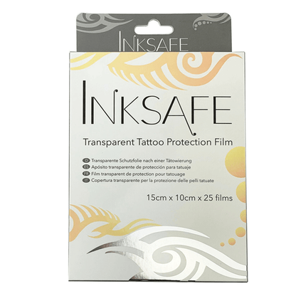 Inksafe Transparent Tattoo Film Sheets (25) - 15cm x 10cm