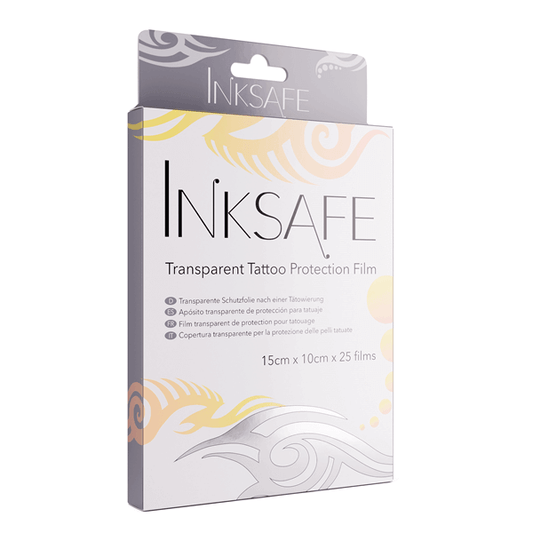 Inksafe Transparent Tattoo Film Sheets (25) - 15cm x 10cm