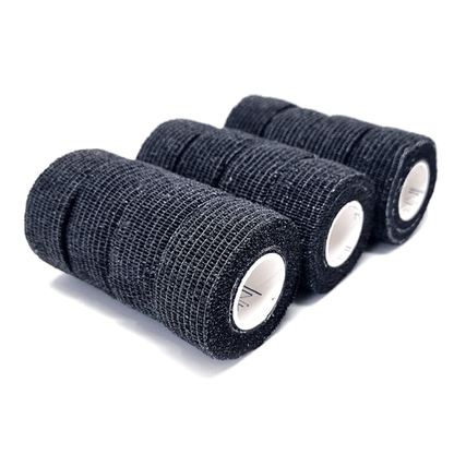 Inksafe Black Cohesive Grip Wrap (2.5cm x 4.5m)