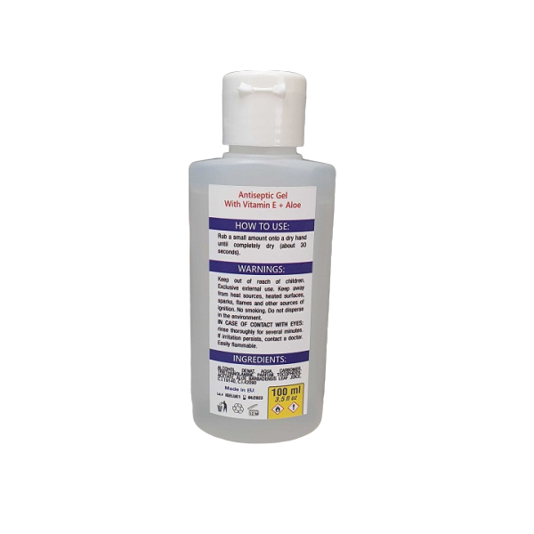 Antibacterial Hand Sanitiser Gel (100ml) - magnumtattoosupplies