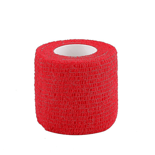 Red Cohesive Grip Wrap