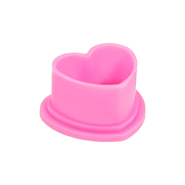 Bag of 500 Saferly Heart Ink Cups - Pink