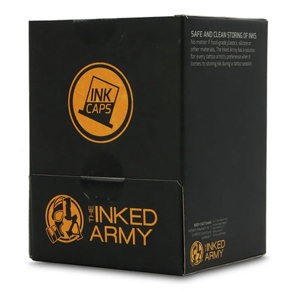 The Inked Army Orange Sterile Silicone Ink Cups 12mm