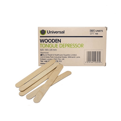 Universal Tongue Depressors (100) - magnumtattoosupplies