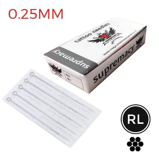 (0.25mm) Supremacy Round Liners (RL) Tattoo Needles