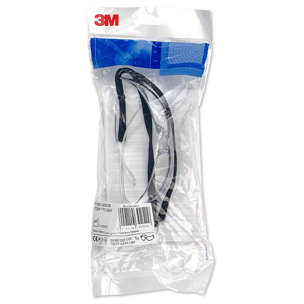 3M Tora Safety Glasses / Goggles - EN166 Certified