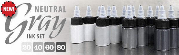 Eternal Ink Neutral Gray Set - 1oz (30Ml) - magnumtattoosupplies