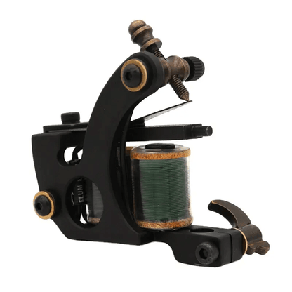 Matte Black Handmade Coil Tattoo Machine