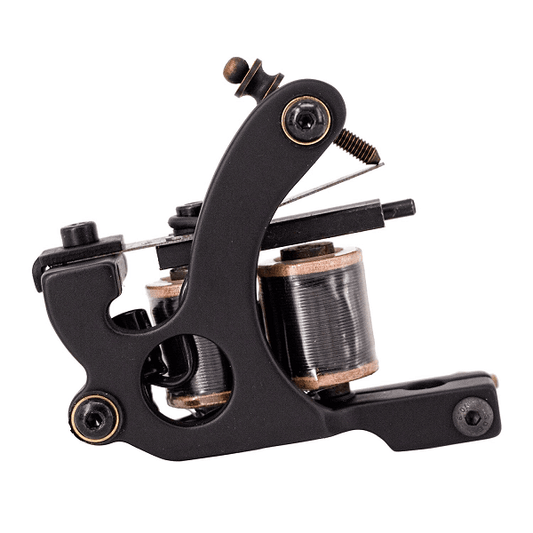 Matte Black Handmade Coil Tattoo Machine