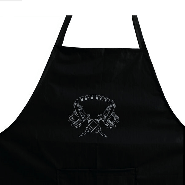 Black Nylon Waterproof Tattoo Apron