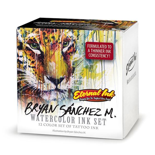 Eternal Ink - Bryan Sanchez Watercolour Set - magnumtattoosupplies