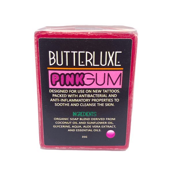 Butterluxe Tattoo Pink Soap Bar (35g)