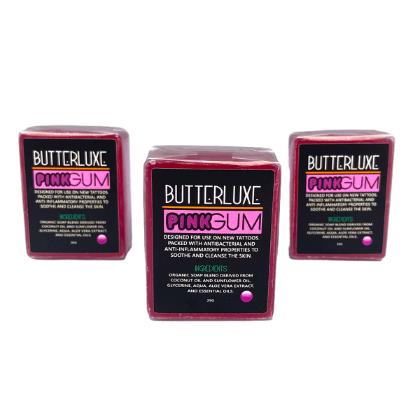 Butterluxe Tattoo Pink Soap Bar (35g)