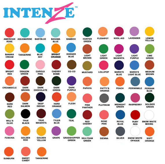 Intenze Ink 1oz - All Colours - magnumtattoosupplies