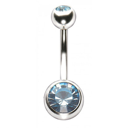 SS Double Jewelled Naval Belly Bar - magnumtattoosupplies