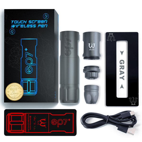 AVA EP7+ Wireless Touchscreen Tattoo Rotary Pen Kit