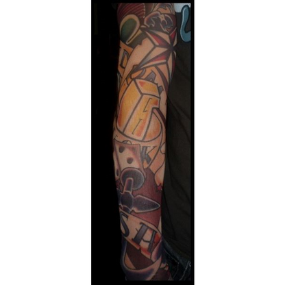 Fake Tattoo Sleeve - magnumtattoosupplies