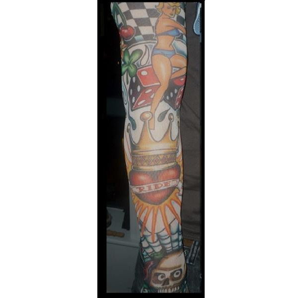 Fake Tattoo Sleeve - magnumtattoosupplies