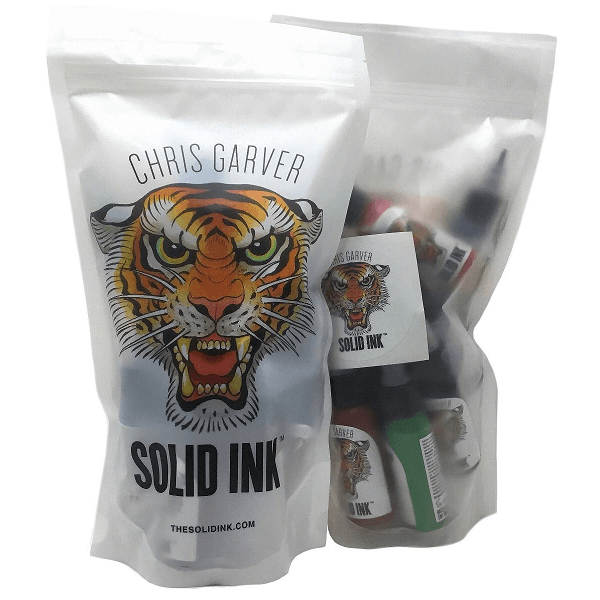 Solid Ink - 1oz Chris Garver Set (12) - magnumtattoosupplies