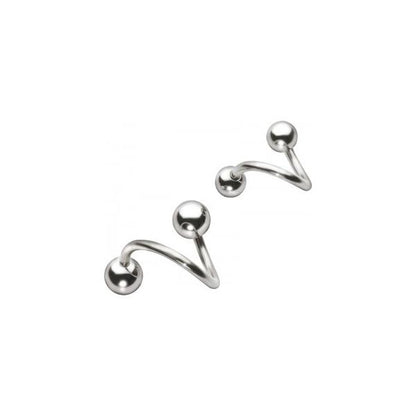 Titanium Spiral Barbell - magnumtattoosupplies