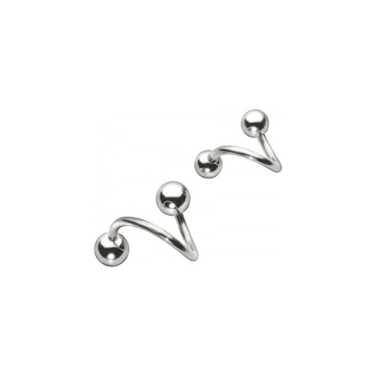 SS Spiral Barbell - magnumtattoosupplies